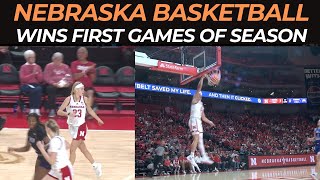 Nebraska Men's and Women's Basketball Win Their First Games of the Regular Season