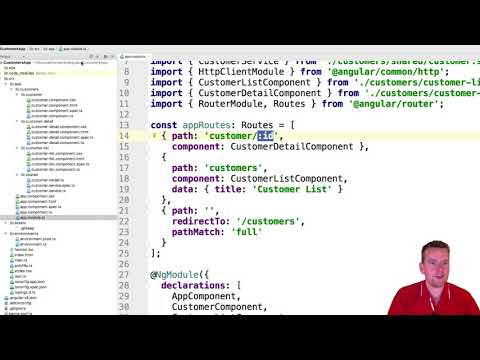 Building a Angular4+ Web App | S4P54 | Setting up imports for getting a Customer on the DetailsPage
