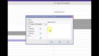 Creating appointment types in the appointment book