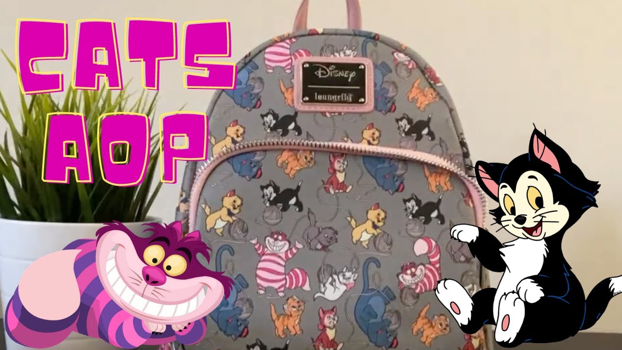 Loungefly Disney Cats All Over Print Backpack 