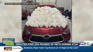 Deputy finds 200 pounds of crystal meth during traffic stop in Seward County
