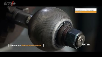 Laser welding ——Surface cladding of ball valves#laser #welding #ball #valve