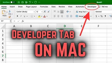 How to Add Developer Tab in Excel for Mac