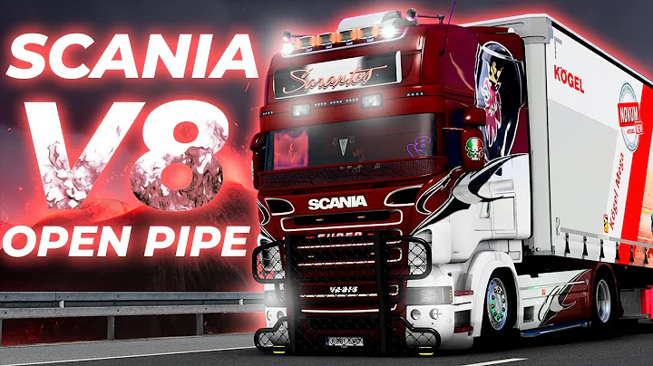 ETS2 MODS SCANIA V8 Open Pipe Sound Mod By Rudi 1.53 1.54