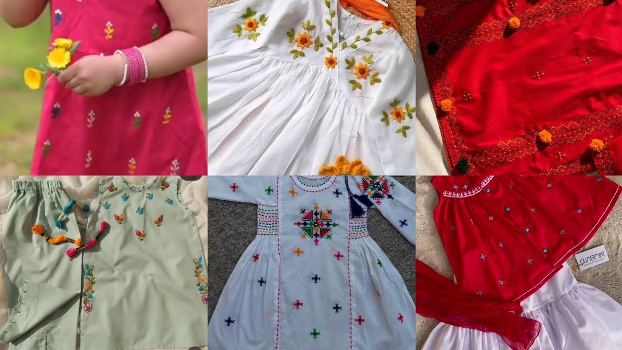 Amazing embroidery Dress design tutorial 2025 I Made a Dress Using Only hand embroidery