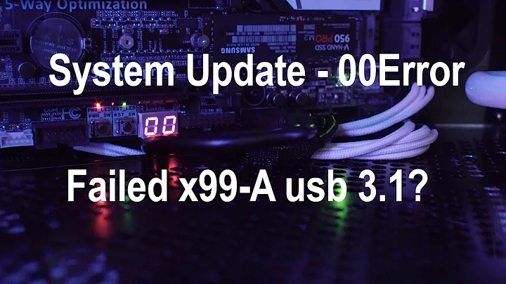 System Update - 00 Error. Motherboard Failure?