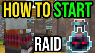 How To Start A Raid In Minecraft - Working After 1.21!