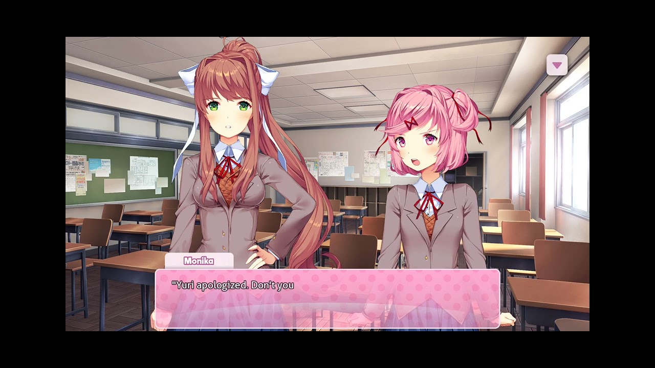 Real footage of me playing DDLC 