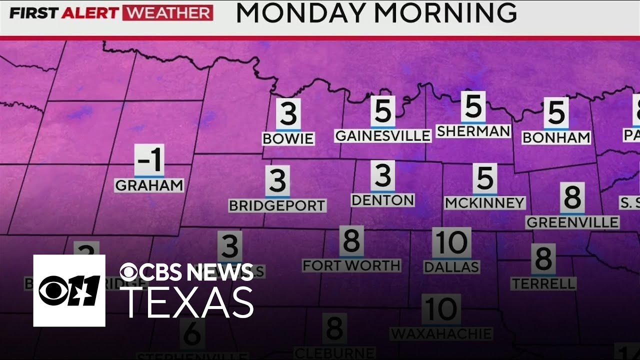 Flurries continue across North Texas as extreme cold warning remains in ...
