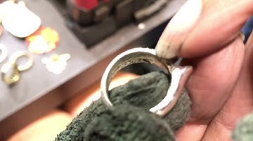 Removing porosity from a silver casting on the Jooltool