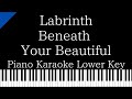 【Piano Karaoke Instrumental】Beneath Your Beautiful / Labrinth feat. Emeli Sandé【Lower Key】