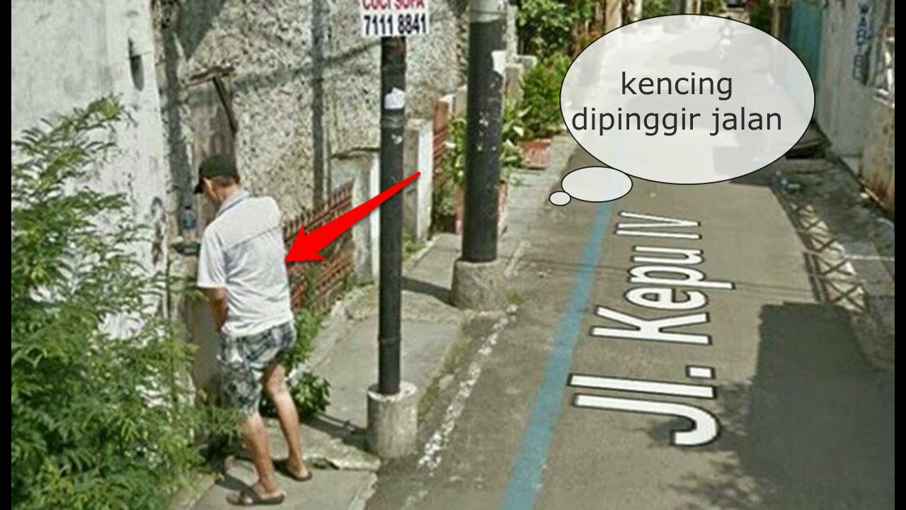 5 Kejadian Lucu Yang Tak Sengaja Terekam Google Street View Di