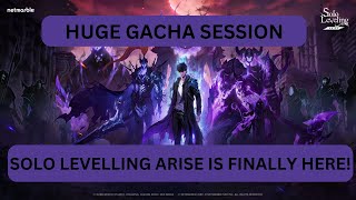 SOLO LEVELLING ARISE IS FINALLY HERE + HUGE GACHA SESSION