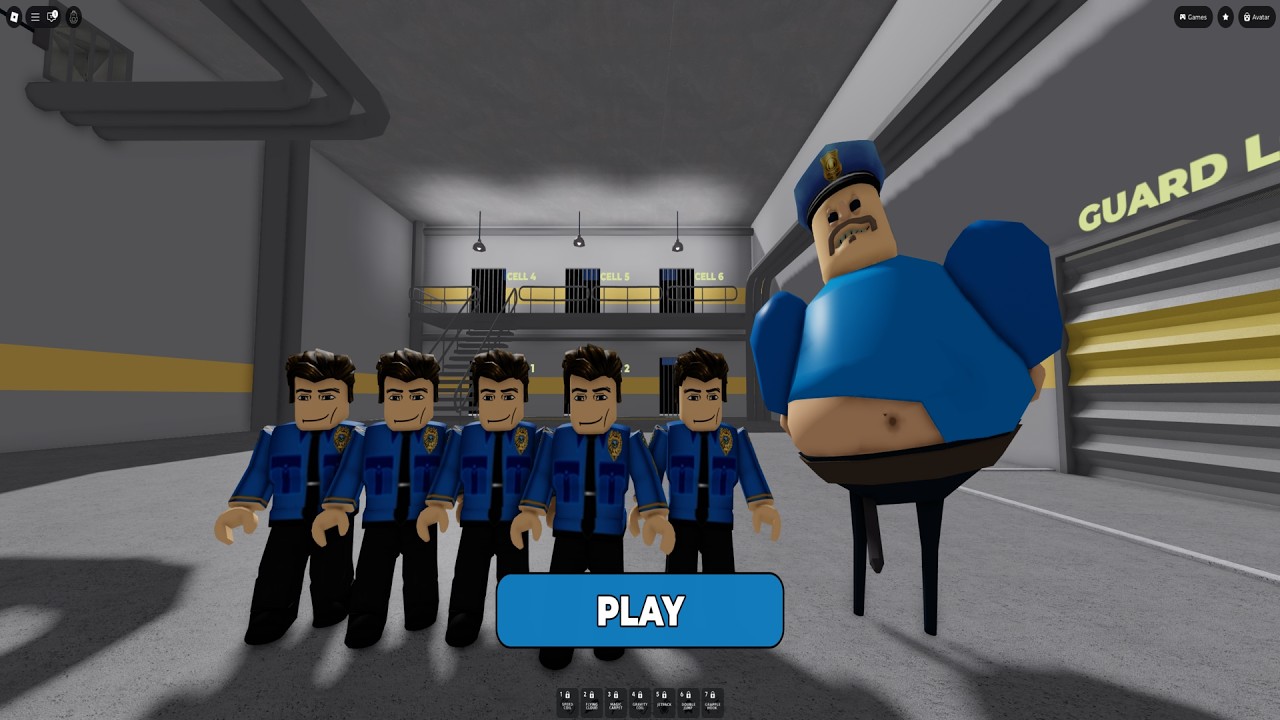 POLICE PLAYERS VS BARRY POLICE BARRY'S PRISON RUN #roblox - YouTube