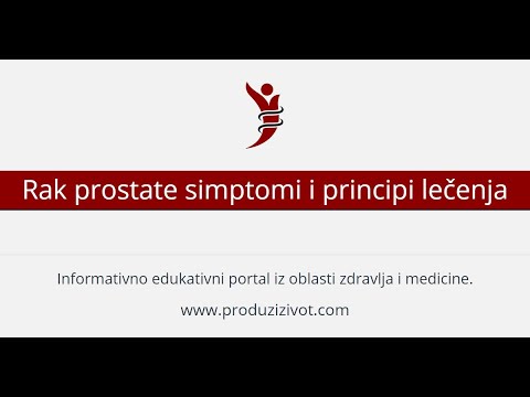 Rak prostate simptomi i principi lečenja • Kancer prostate