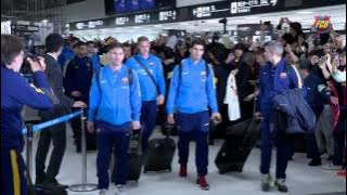 FC Barcelona arrival in Japan