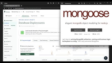 Mongoose Connection Between MongoDB and Node.js - API Project.