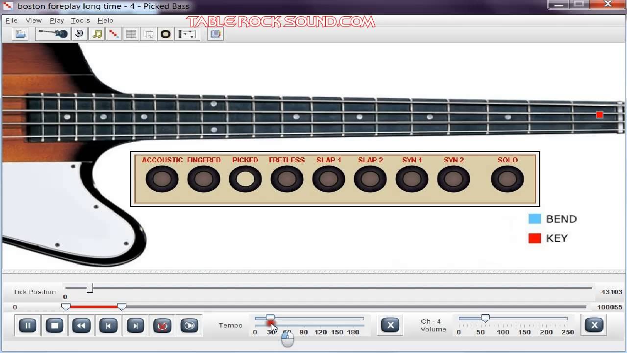 Bass Guitar Lesson Tutorial Foreplay Long Time Boston YouTube