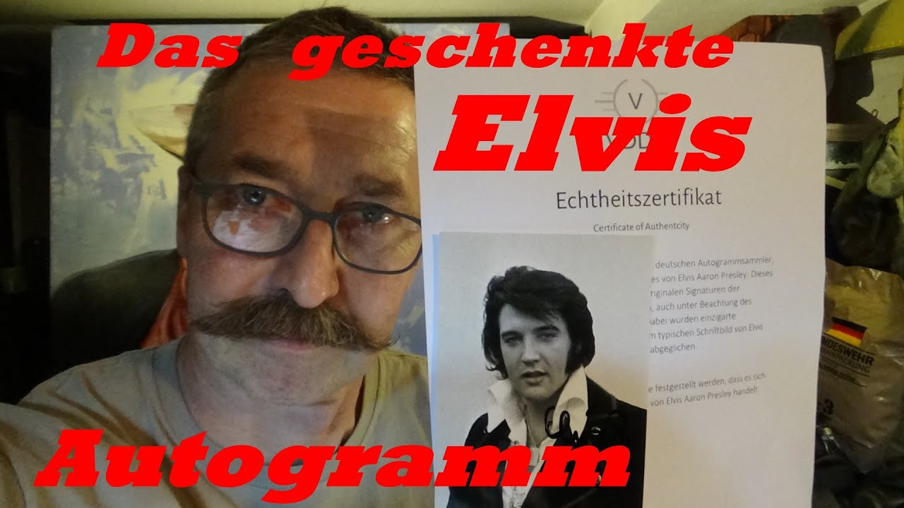 Das geschenkte Elvis Autogramm