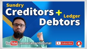 Create Sundry Creditors and Sundry Debtors Ledgers in Tally Prime by Jameel Attari