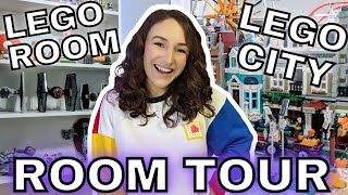 TWO LEGO ROOMS!! LEGO Room & LEGO City Tour (January 2021)