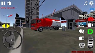 IDBS Truk Tangki  - Episode 2 : Driving To SPBU Jayakarta Android GamePlay FHD screenshot 5