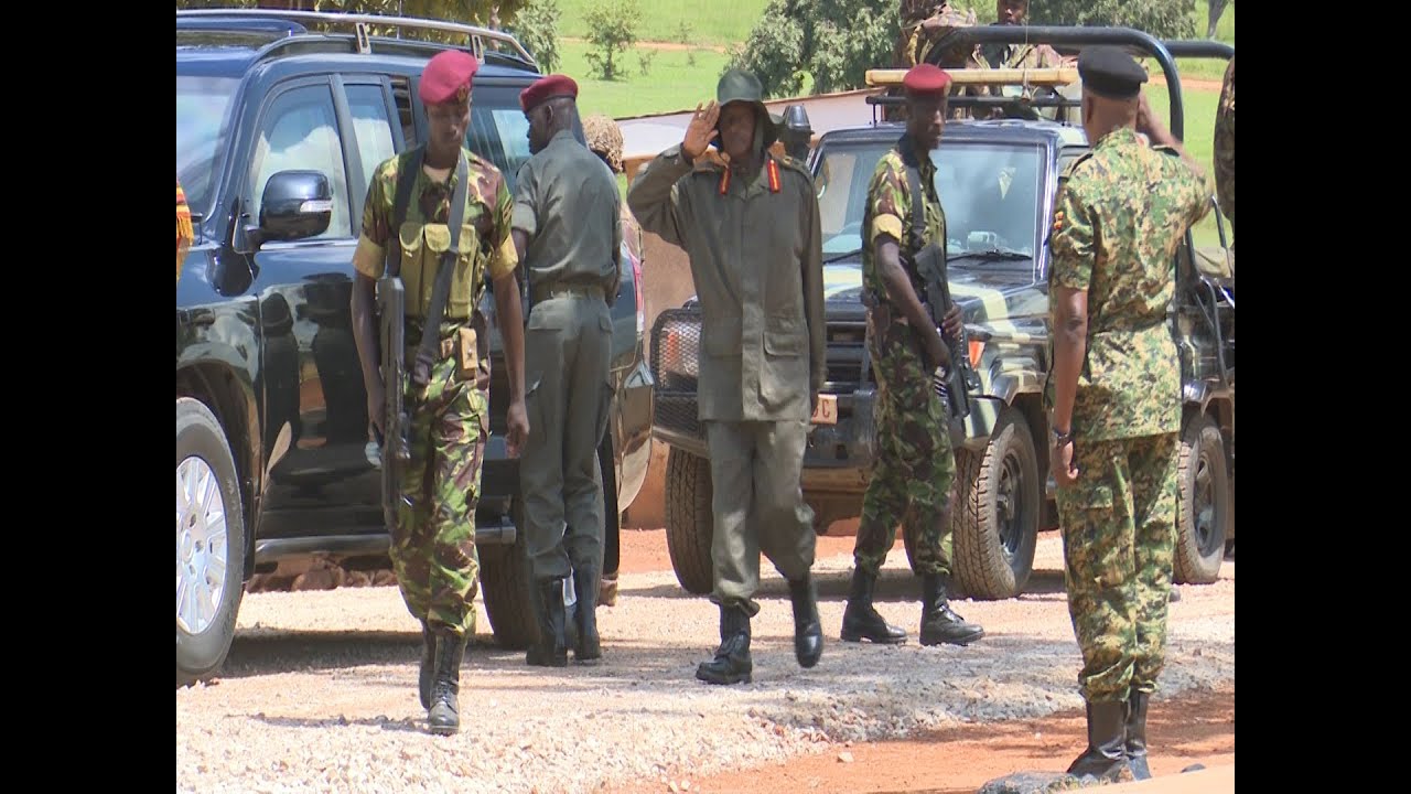 President Museveni tightens security as more officers are passed out -(interesting guard)