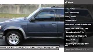 2000 Ford Explorer Sport 2-Door 4WD Bethlehem PA 18020
