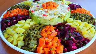 Salade Marocaine
سلطة مغربية راقية للضيوف ديال لعراضة مقبلات/شلادة الجردة المغربية للمناسبات/سلطات