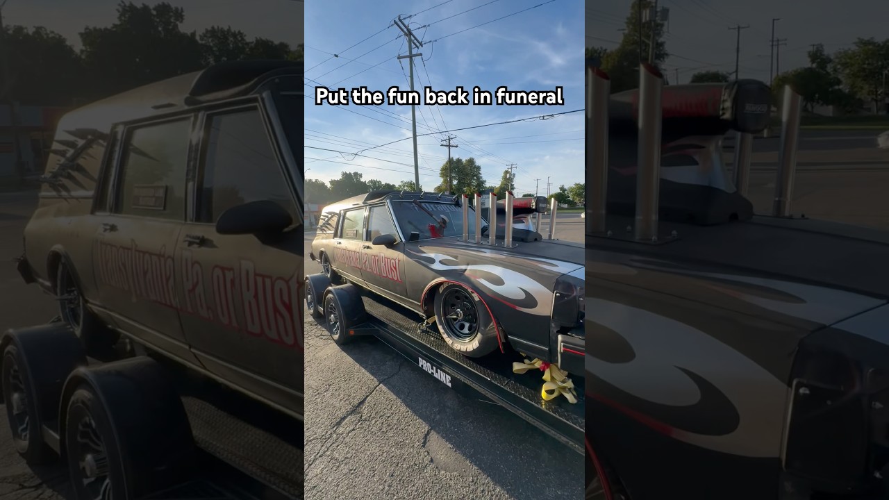 We don’t know what the hell this thing is for, but we dig it…..#hearse #custom #716 #funny #chevy