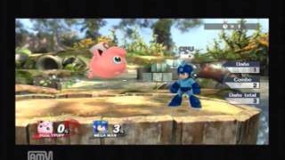 Smash 4 - Jigglypuff Footstool-to-Rest and Option Select