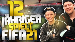 Ich spiele mit meinem 12 jährigen Cousin Fifa 21 | SpontanaBlack