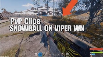 Snowball On Viper WN - PvP Clips - Rust Console