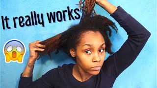 How to comb out your locs + Protein Mask