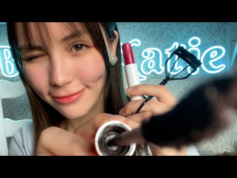 【音フェチ】雑にカメラに直接メイク💄Lo-fi ASMR【コスメのカチャカチャ音】