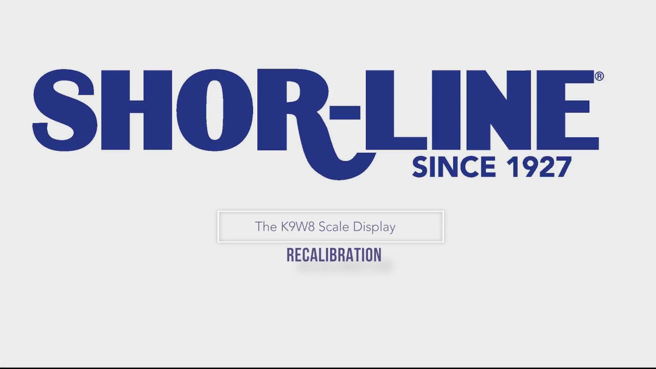 Scale Calibration - shor-line