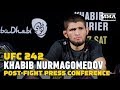 UFC 242: Khabib Nurmagomedov Post-Fight Press Conference - MMA Fighting