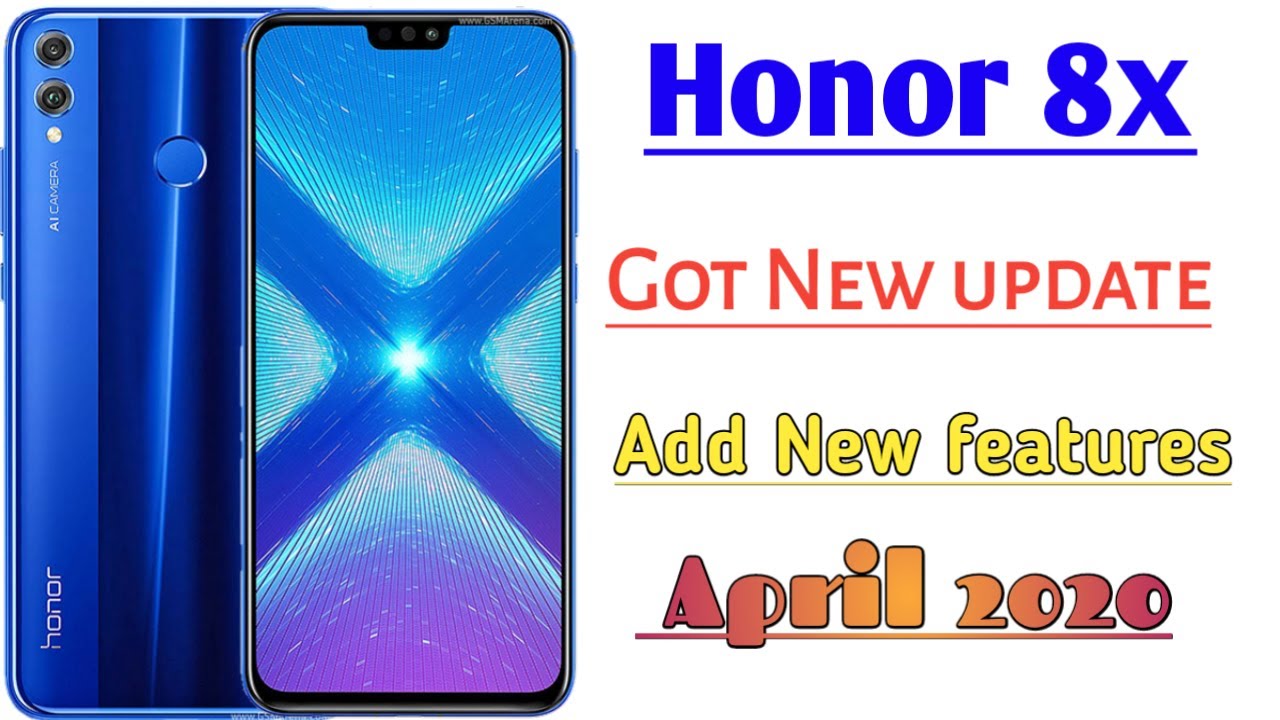 Honor 8x Got new update Vowifi feature april 2020