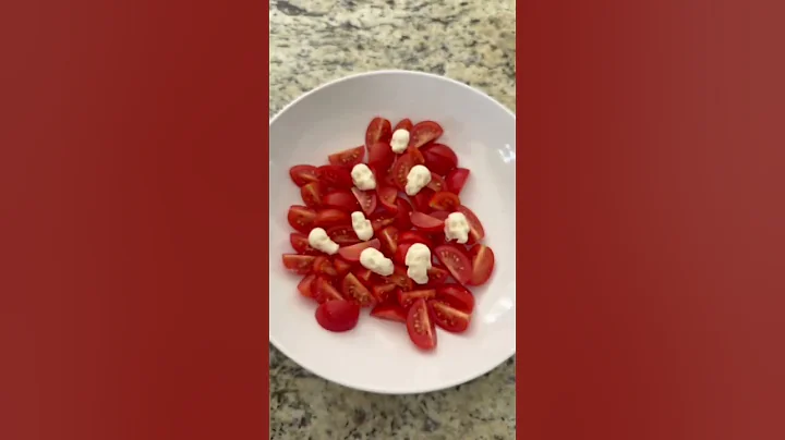 Spooky caprese salad with Redstone Olive Oil 👻