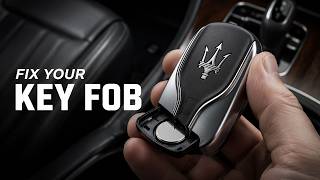 How to Change the Battery in a Maserati Ghibli Remote Key Fob