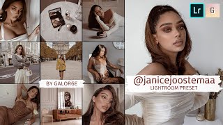 @janicejoostemaa Inspired Preset | How To Edit Photo In Lightroom | How to edit like Janice Joostema screenshot 4