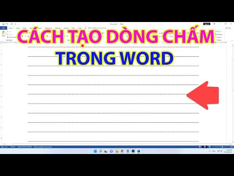 #1 Cách Tạo Dòng Chấm Trong Word Mới Nhất