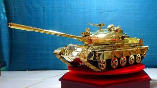 Handmade T-55 Soviet Main Battle Tank Replica- The Art of Metalworking