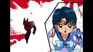 MUGEN Sailor Mercury (Vs Style) And Sailor Neptune (Vs Style) Longplay!!