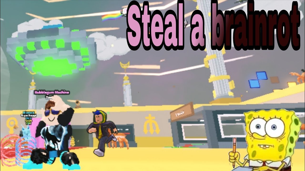 Блокове и забава в Steal a brainrot. 😀 