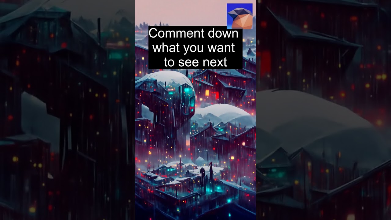 AI Drawing Hand drawn stylish village 