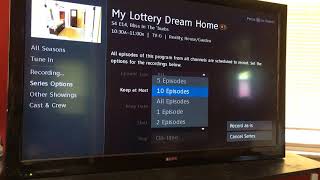 DirecTV Remote: How to record a series of shows or just 1 show and manage other recordings screenshot 4