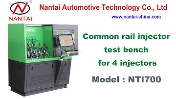 NANTAI NTI700 NEW Design 4pcs CRI Injectors Testing at same time with 4pcs Flow Meter Sensors
