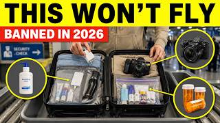 24 Items BANNED From Checked Luggage in 2026