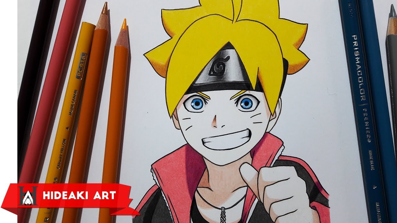 Drawing Boruto Uzumaki [ Boruto Naruto Next Generations] #shorts 